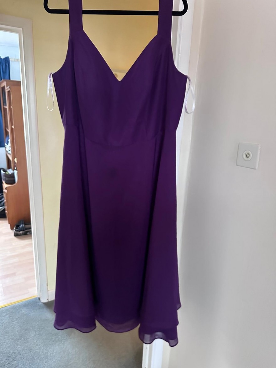 A line grape dress