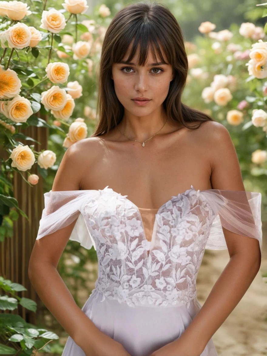 off the shoulder lace bridal corset top-