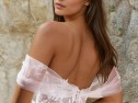 bridal off the should top